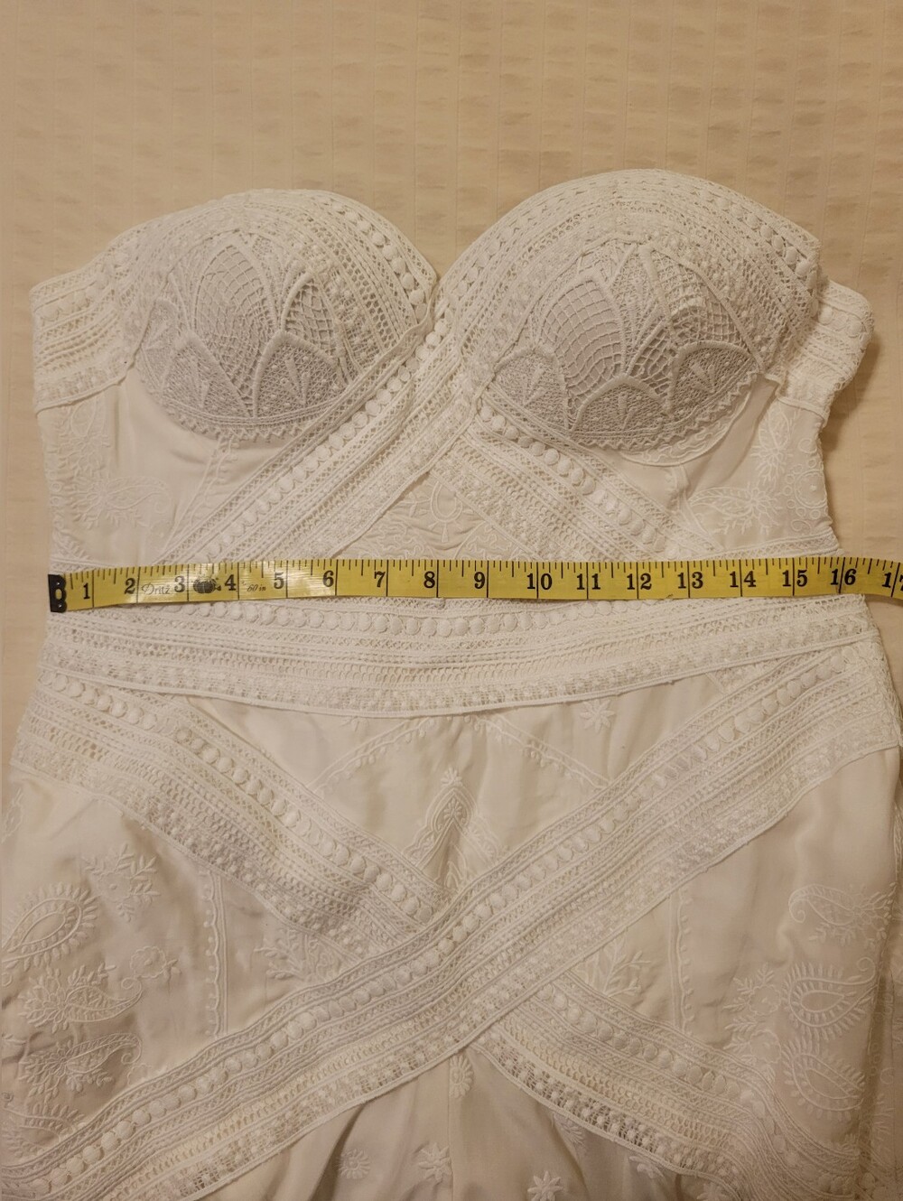 Ru De Sein Inspired Custom Wedding Dress - Never Worn - Picture 14 of 15